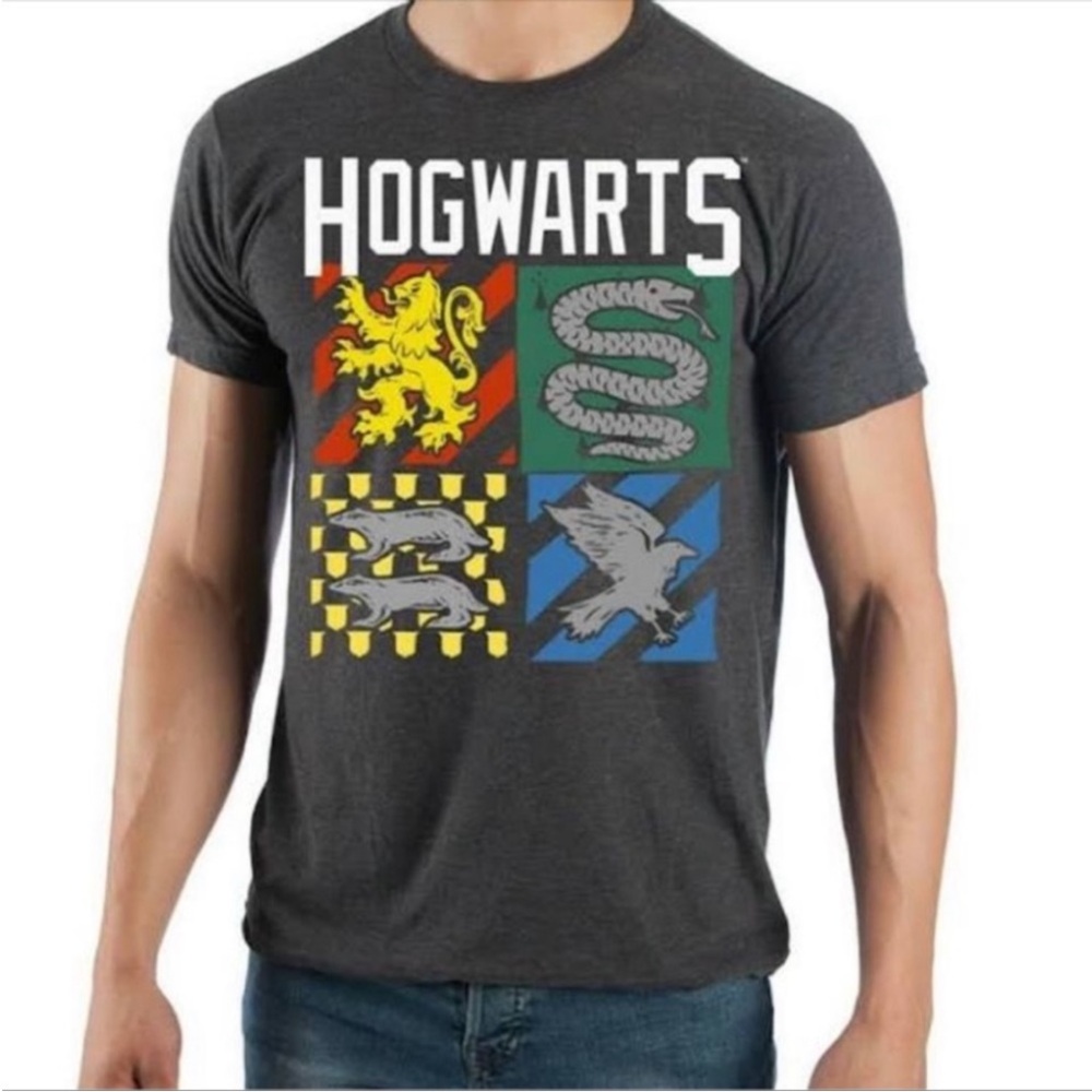 Hogwarts House Crests Graphic T-Shirt
